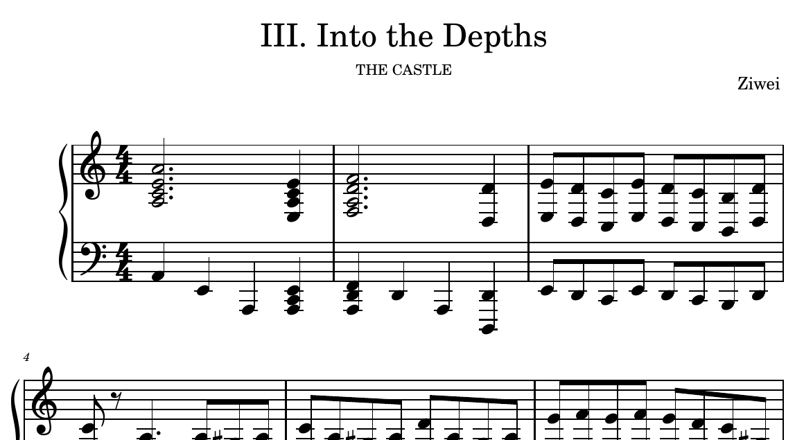 Into the Depths score